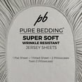 thumbnail image 5 of Jersey Sheets Full [4-Piece, Light Gray] Cotton Bed Sheets - Extra Soft Cotton Sheet Set, Cozy T-Shirt All Season Heather Sheets - Deep Pocket Fitted Sheet, Flat Sheet, Pillow Cases, 5 of 6