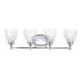 thumbnail image 2 of JONATHAN Y Marais 30" 4-Light Metal/Glass LED Vanity, Chrome, 2 of 7