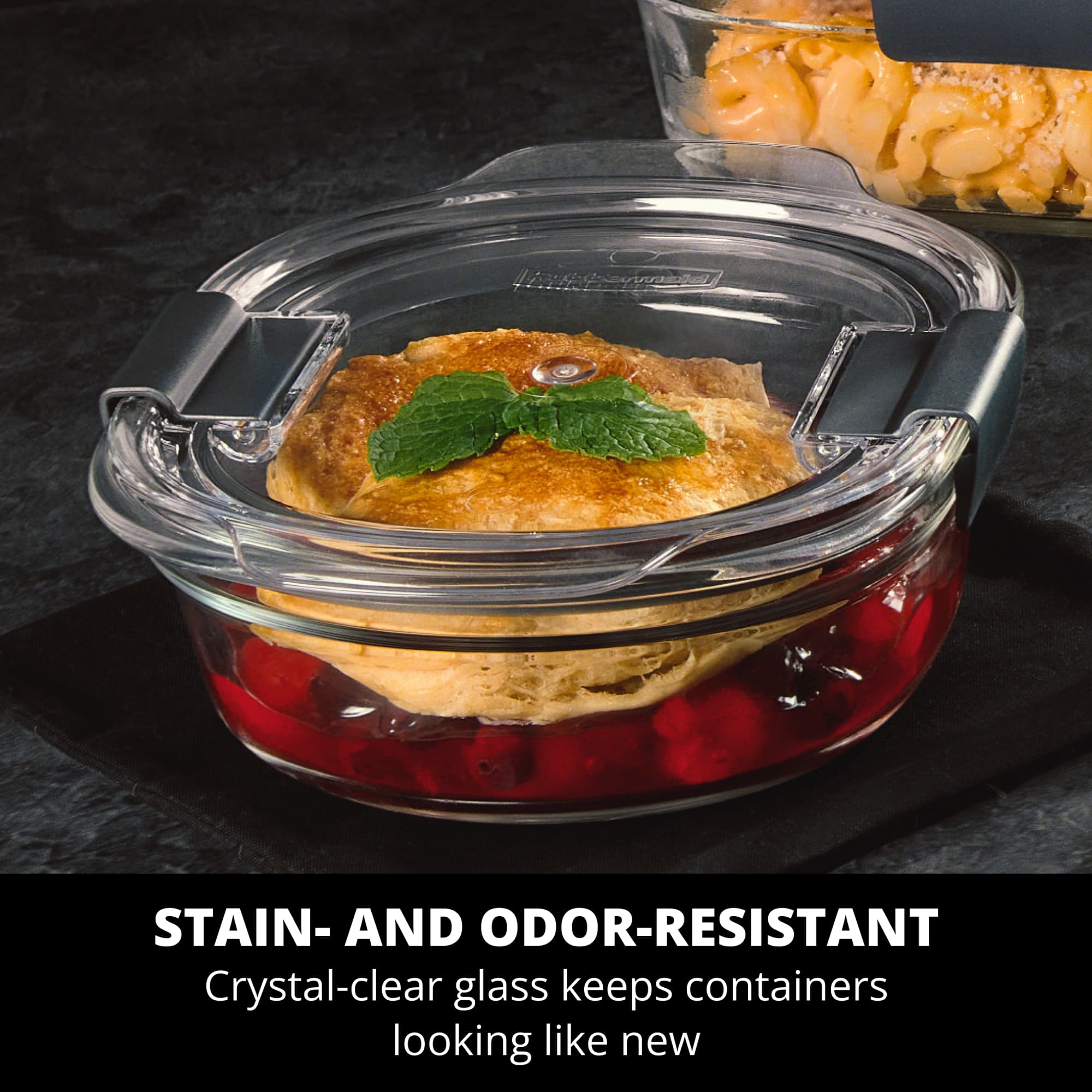 Rubbermaid Brilliance Glass 3.0-Cup Round Food Storage Container photo 5