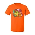 thumbnail image 2 of Wild Bobby, Colorful Rainbow Paint Love Streetwear Men's Graphic T-Shirt, Orange, 4XL, 2 of 3