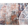 thumbnail image 6 of Rugs.com Gossamer Collection Rug – 5 Ft Round Brick Red Medium Rug Perfect For Kitchens, Dining Rooms, 6 of 9