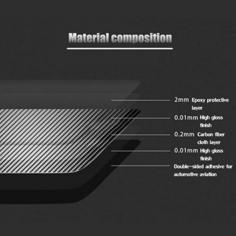 For Audi A4 B8 Carbon Fiber Interior Accessories Set Kit Cover Trim  2008-2015