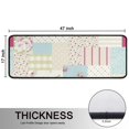 thumbnail image 5 of Kitchen Rugs Sets Of 2,Pioneer Flower Floral Print Pattern Anti Fatigue Kitchen Mat Rugs Non Slip Washable,Decorative Kitchen Floor Mats for Kitchen,Sink,Laundry,17"x47"+17"x47", 5 of 5