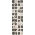 thumbnail image 1 of Safavieh Bella 2'3" X 7' Hand Tufted Wool Rug in Dark Gray and Ivory, 1 of 3