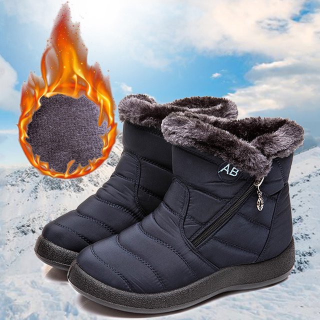 Botas para clima frío para mujer Botas con plataforma de tobillo antideslizantes Botas cómodas para caminar Likrtyny Tenis De Mujer Tenis De Hombre