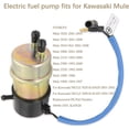 thumbnail image 2 of 49040-1055 Electric Fuel Pump 12V, Replaces for Kawasaki Mule 3010/3000/3020/2500/2510/2520/1000 (8mm In/Outlet), 2 of 5