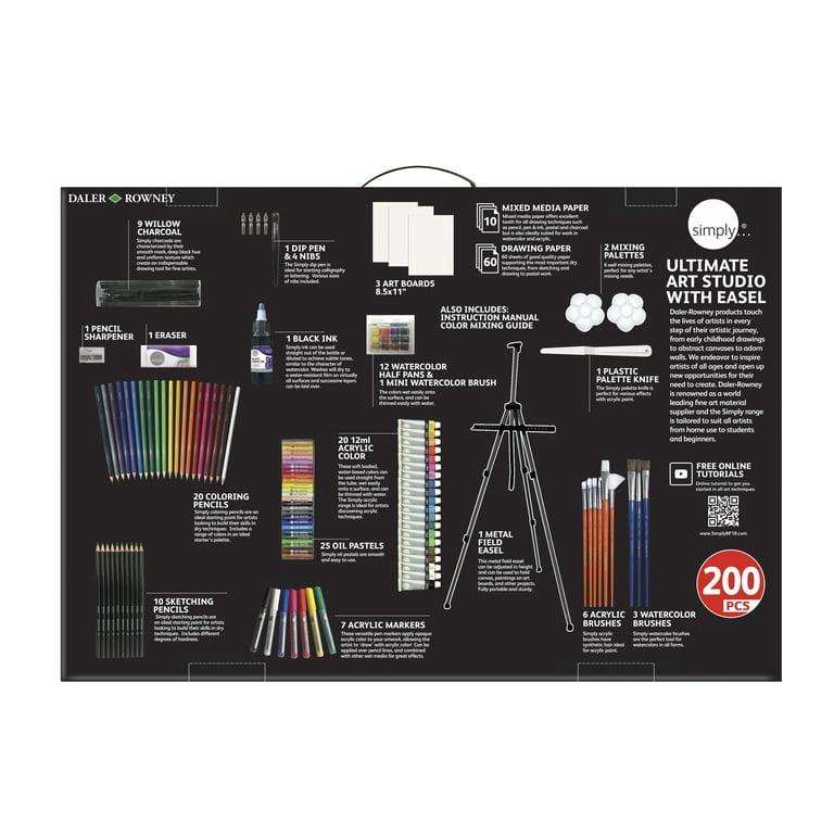 Complete Art Set With Easel from Daler Rowney – ArtSmart Art Store &  Picture Framing