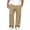 Khaki, variant on HomeDM Men's Sweatpants with Pockets Open Bottom Jogger Gray Athletic Lounge Pants Size L