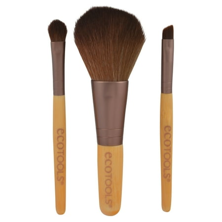Ecotools Mini Essentials Makeup Brush Set, 1218, 3 pc