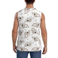 thumbnail image 4 of Uemuo Cartoon Koala Pattern Men's Sleeveless T-Shirt,Muscle Athletic Tank Top, Moisture-wicking Quick-dry Breathable Classic Tee Top for Gym Run Outdoor Sports-3X-Large, 4 of 8