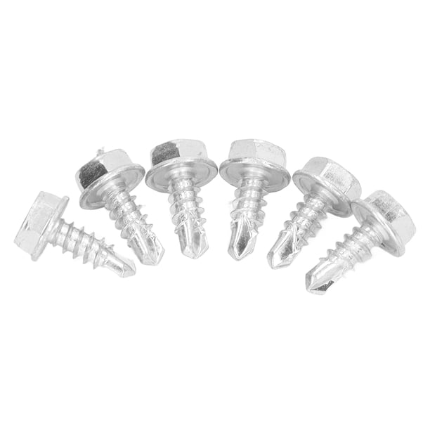 Tornillo, 250PCS Tornillo autoperforante Tornillo autoperforante Tornillo de acero al carbono Funcionalidad inteligente