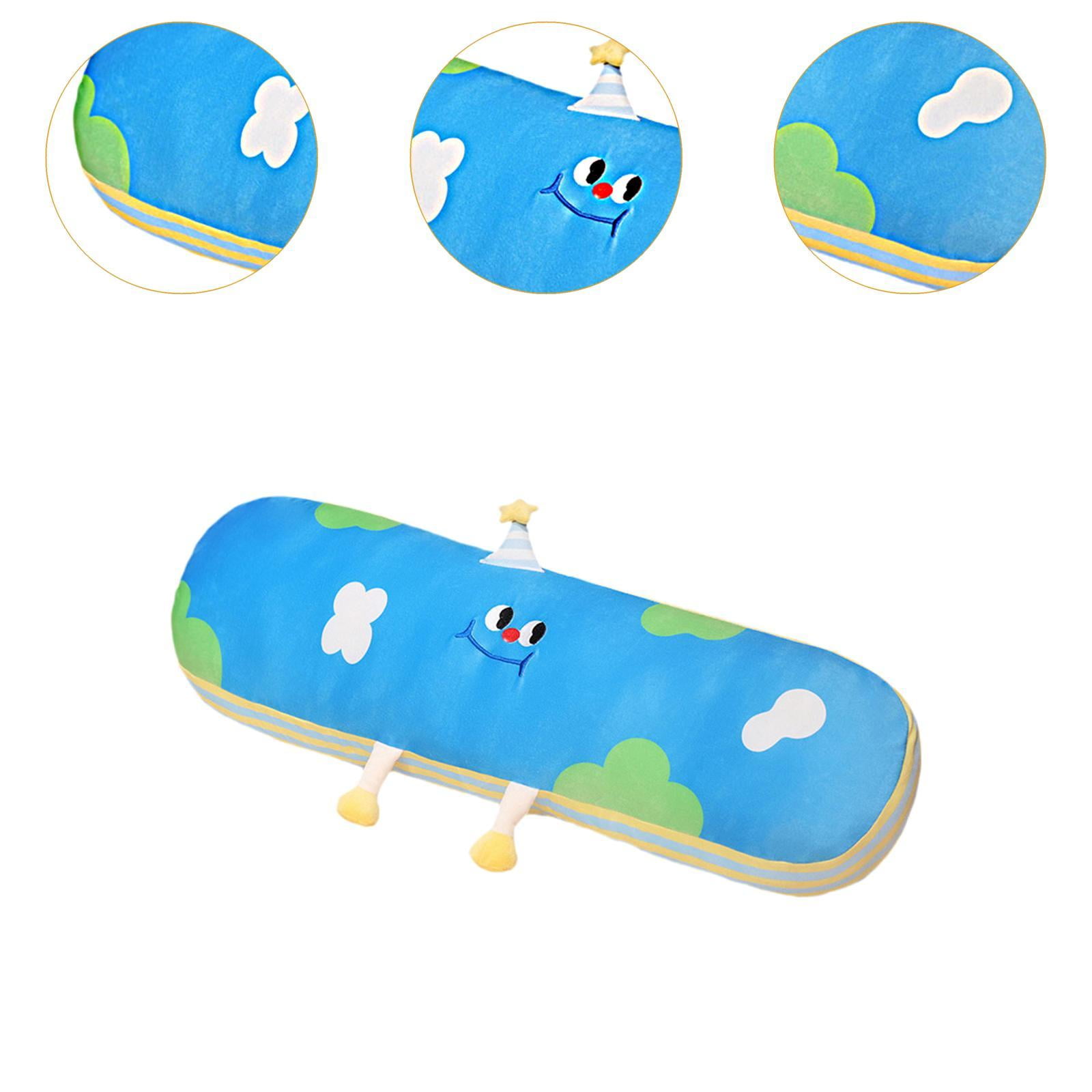 WLPZXP Throw Pillow Leg Hugging Cushion Home Decoration Soft Long Body Pillow for Girls Blue