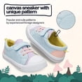 thumbnail image 7 of Kushyshoo Toddler Canvas Shoes Blue Hook and Loop Children Sneakers Size 12, 7 of 7