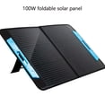 thumbnail image 1 of 1pc, 100w Portable And Foldable Solar Panel Charging For Mobile Phone Power Station, 1 of 4