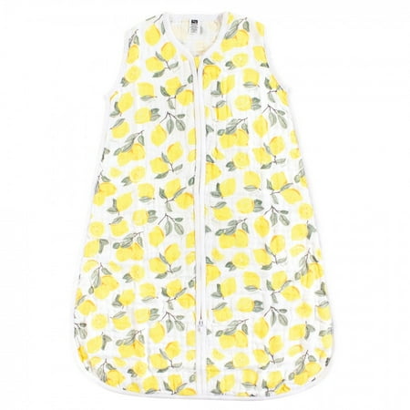 UPC: 0660168519723 | Hudson Baby Infant Girl Muslin Cotton Sleeveless Wearable Sleeping Bag  Sack  Blanket  Lemons  6-12 Months