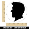 thumbnail image 2 of Man Head Silhouette Rubber Stamp for Scrapbooking Crafting Stamping - Large 1-1/4 Inch, 2 of 7