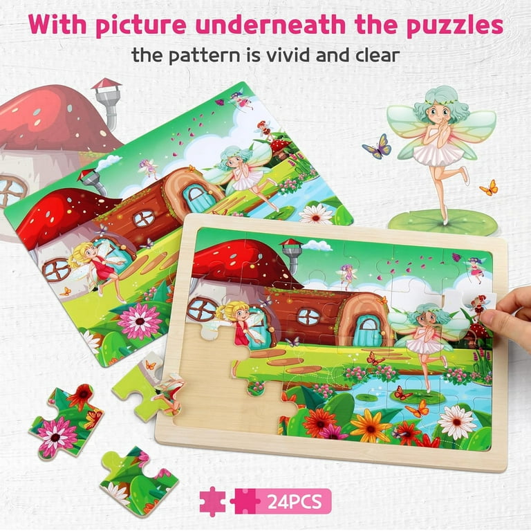 Happy Fairies 6 pc Puzzle Happy Fairies 6 pc Puzzle