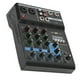 thumbnail image 2 of consola mezcladora,Mezclador de 4 canales mezclador de audio estable y duradero para Webcasting K Song Cover, 2 of 7