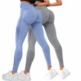 thumbnail image 5 of Zjunqe Celsior Cellulite Leggings Resistance Band Yoga Pants 2Pc Seamless Contour Leggings High Waisted Fitness Pants Fitness Casual Leggings Push-Up Sculpting Sport Pant Butt Lifting Pants Wine M, 5 of 9