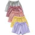 thumbnail image 2 of XBASW Kids Baby Summer Casual Shorts for Girls Elastic Waist Jogger Shorts Pants Toddler Solid Color Five Pants 2-1T, 2 of 6
