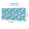 thumbnail image 4 of Disketp Gaming Mouse Pad Avocado Lovers Pattern Large Mouse Mat Long Extended Desk Pad Non-Slip Rubber Mice Pads Stitched Edges Thin Pad (11.8x31.5 Inch), 4 of 9