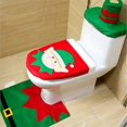 thumbnail image 5 of Ensemble de 3 Pcs Housse de Siège de Toilette de Noël, 5 of 5