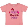 thumbnail image 3 of Inktastic My Heart Belongs to My Poppy Boys or Girls Baby T-Shirt, 3 of 5