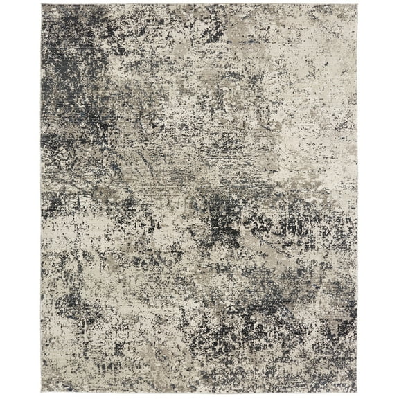 Kalaty Theory Area Rug TY-676 Flax / Graphite Faded Shaded 5' 5" x 7' 7" Rectangle