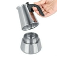 thumbnail image 4 of Stainless Steel Coffee Pot Moka Espresso Maker for Home, Simple , Convenient Living, 4 of 8