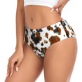 thumbnail image 2 of Balery Cow Tie Dye Ropa Interior de Algodón para Mujer con Dibujo – Braguitas Cómodas y Elásticas, Estilo Clásico-4X-Large, 2 of 6