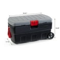 Rubbermaid 35 Gal ActionPacker Tough, LidBox Industrial Plastic