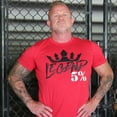 thumbnail image 4 of 5% Nutrition Rich Piana Red Muscle T-Shirt, Cotton Legend Short Sleeve Bodybuilding Gym Tee for Men, 4 of 5