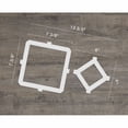 thumbnail image 2 of Ekena Millwork 12 7/8"W x 7 3/8"H x 3/8"T Extra Small Arcadia Decorative Fretwork Wall Panels in Architectural Grade PVC, 2 of 9