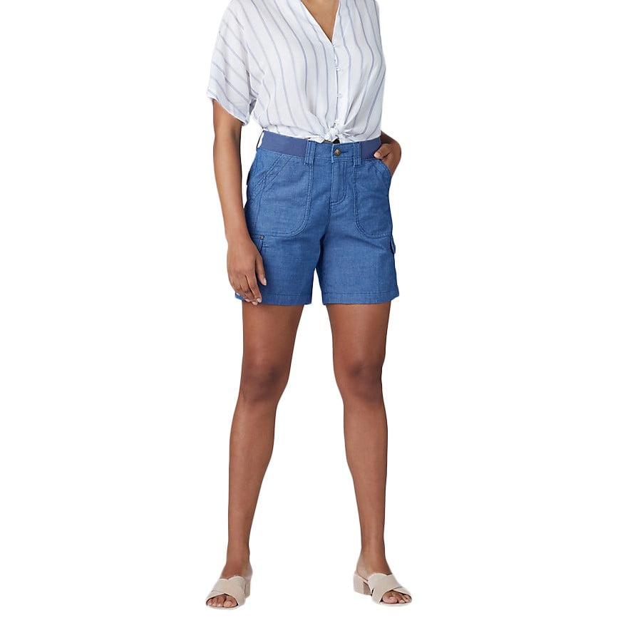 lee regular fit mid rise shorts