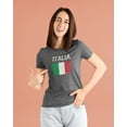 thumbnail image 2 of Old Glory Juniors World Cup Distressed Flag Italia Short Sleeve Graphic T Shirt, 2 of 5