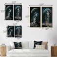 thumbnail image 4 of Designart "Astronaut on the Lunar Surface II" Space Framed Wall Art Set Of 2 - White Astronomy & Space Gallery Wall Frame Set For Home Decor, 4 of 7