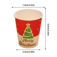 thumbnail image 4 of Qwtwty Christmas Decorations Disposable Dinner Plates Cartoons Santa Claus Plates Christmas Party Decorations Paper Cup Set Party Cutlery, 4 of 9