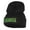 Black, variant on Neon Green Kwanzaa Throwback Embroidered Knitted Long Beanie - Royal OSFM