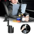 thumbnail image 2 of Cup Holder Phone Mount For Car 2 In 1 Adjustable Long Neck Universal Cell Phone Cradle Holder For And All Smartphones, 2 of 4