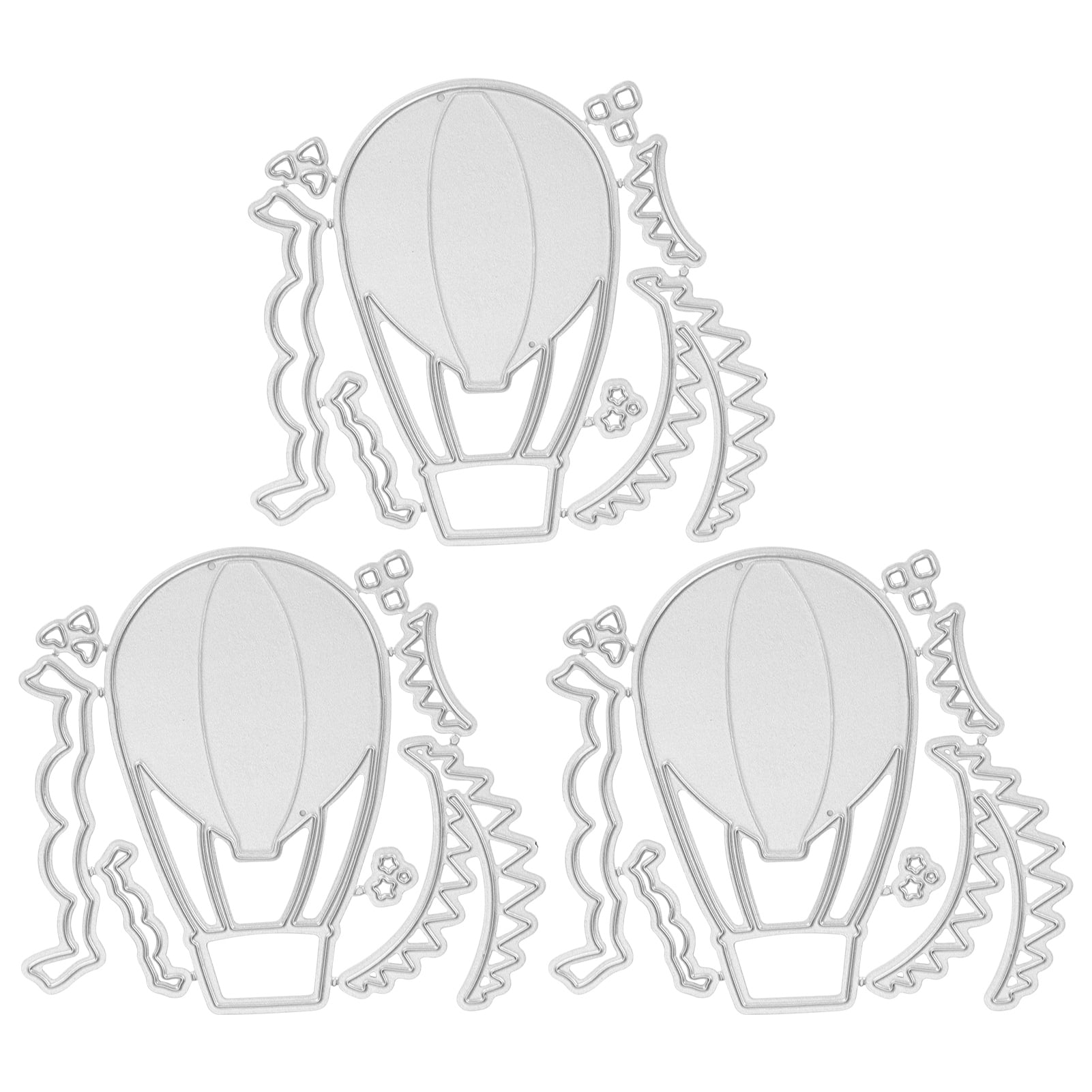 Embossing Die Cut, Practical DIY Cutting Die, 3Pcs Accurate Simple Convenient For Invitations DIY