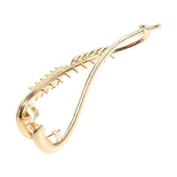 Masteelf Alloy Barrette For Women Vintage Rhinestone Hair Clip Unique wheat design Design Hair Barrette Elegant Hair Accessory For Women