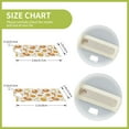 thumbnail image 3 of Susaid Pumpkin Maple Leaves Print Name Plates Acrylic Lid Topper DIY Blank Name Tags Nameplate Bulk for Tumbler ID Cup Christmas Bottle Accessories Decorations Compatible with Stanley, 3 of 9