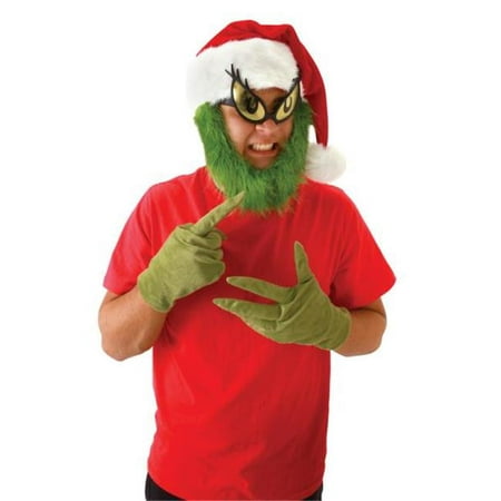 Costumes for all Occasions EL291261 Grinch Hat With Beard