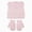 M035-Pink, variant on NOLDARES Kids Winter Hat and Gloves Set Girls Boys Knit Beanie Hats with Pom Warm Snow Ski Cap for Toddler(M035-Dark Gray)
