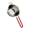 thumbnail image 1 of kurtrusly Pot à Fondre le Chocolat en Acier Inoxydable Poignée de Bougie Pot à Cire Fondue Rouge, 1 of 6