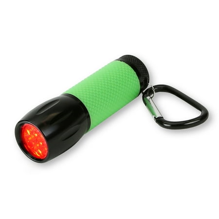 Carson RedSight Pro - Red LED Flashlight with Two Brightness