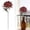 Red-14.17 Inch, variant on Frosted Artificial Lobularia Maritima Stem Single Stem Fake Sweet Lobularia Flower Faux Snow Bloom Floral Pick for Vase Decor Realistic Simulated Lobularia Blooms with Textured Green Leaves 1Pcs