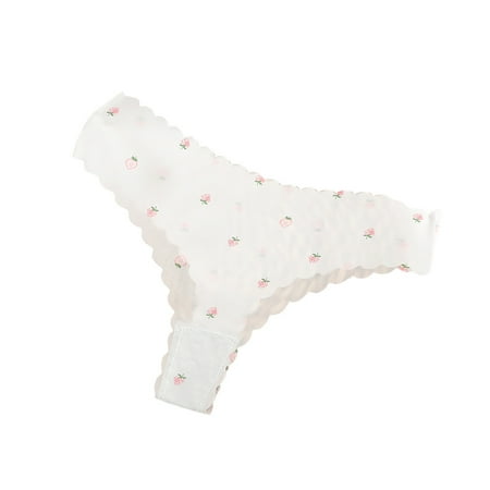 Kmdttou Panties for Women Pack Cotton Sexy Lace High Cut Panties Comfort Bikini Panty Stretch Underpants Breathable Ladies Briefs (Available in Plus Size) White-S