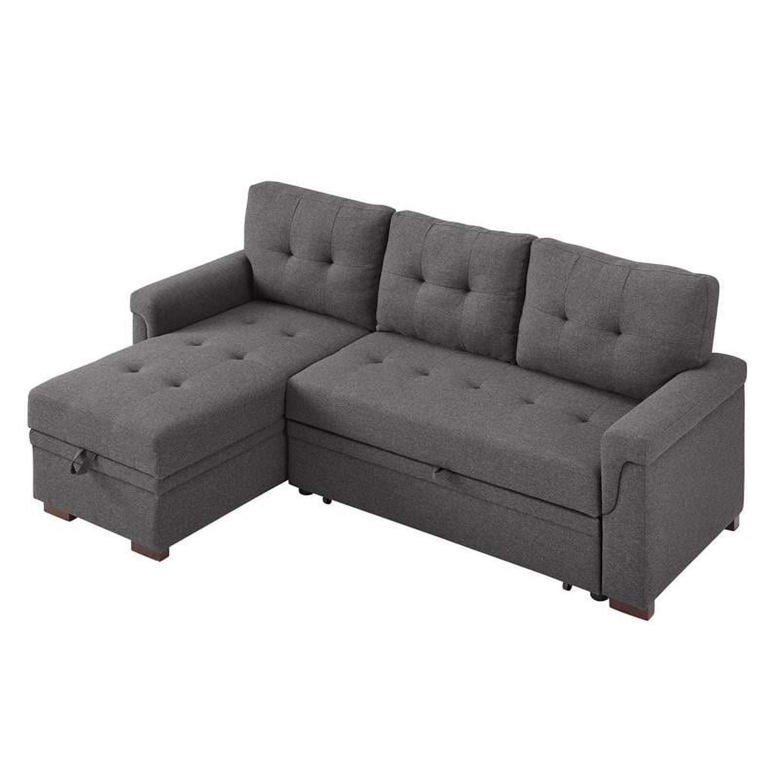 Bowery Hill Fabric Reversible Sectional