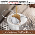 thumbnail image 6 of Frozen Espresso Ball for Espresso Coffee, Reusable Stainless Steel Cocktails Chiller Sphere/Ice Rock, 6 of 8